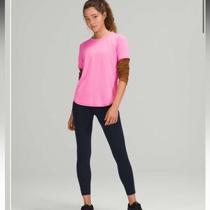Lululemon High Neck Running and Training T-Shirt
Pow Pink Light